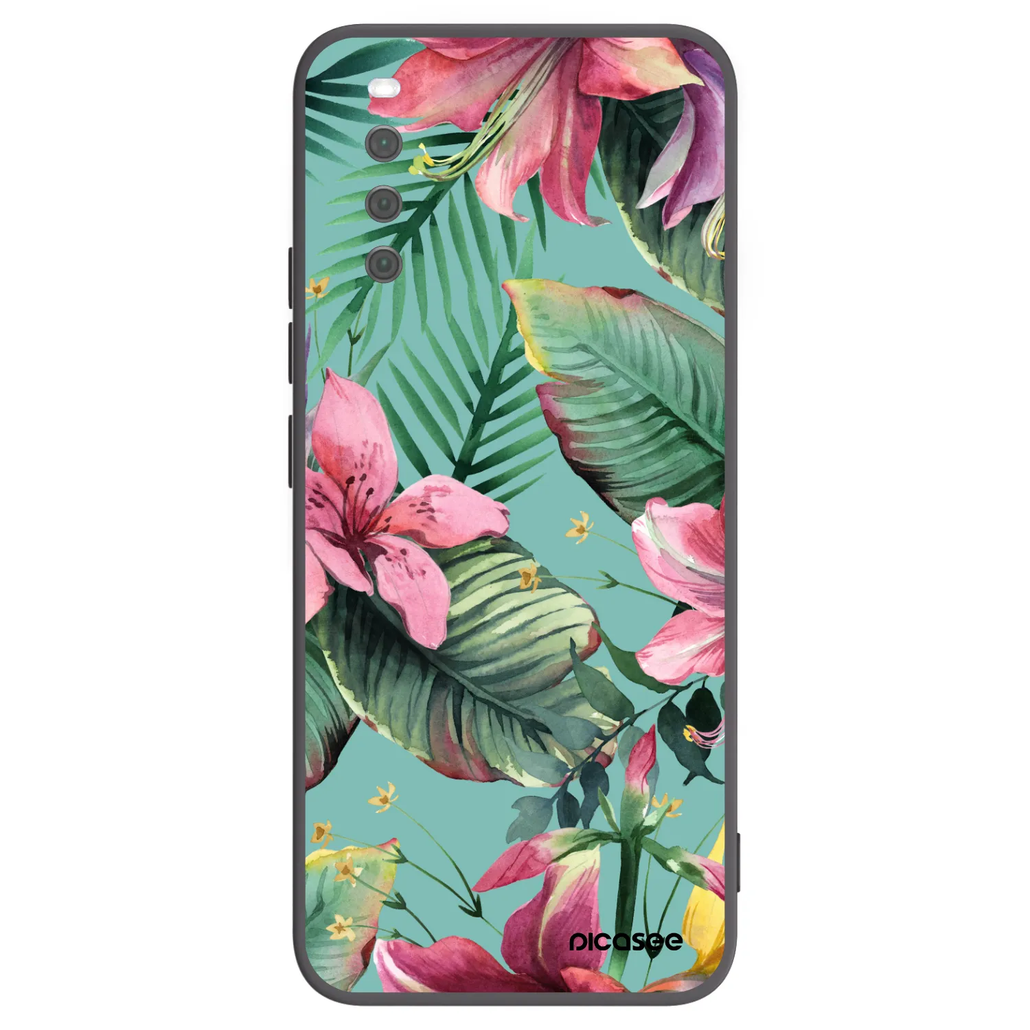 Picasee husă neagră din silicon pentru Sony Xperia 10 III - Hawaii