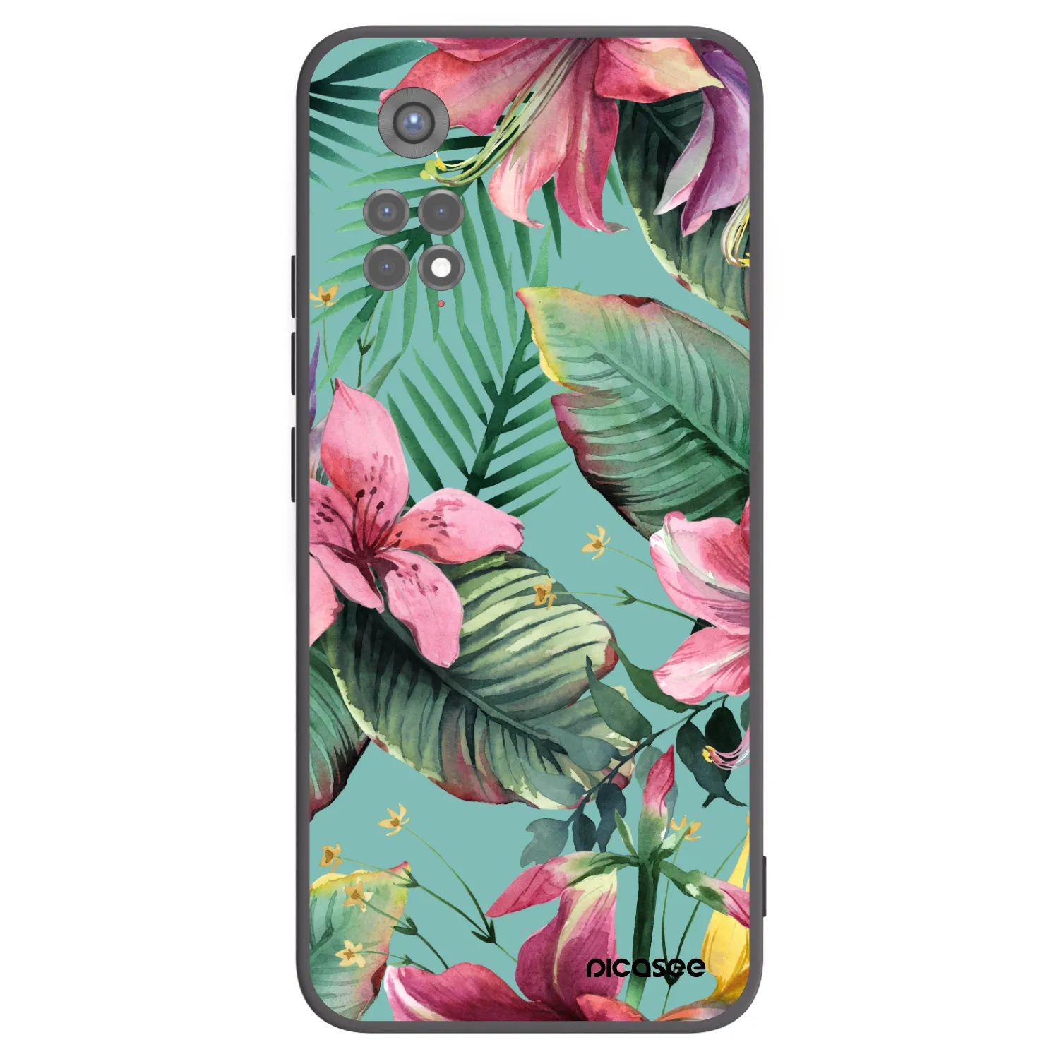 Picasee husă neagră din silicon pentru Xiaomi Redmi Note 11S 5G - Hawaii