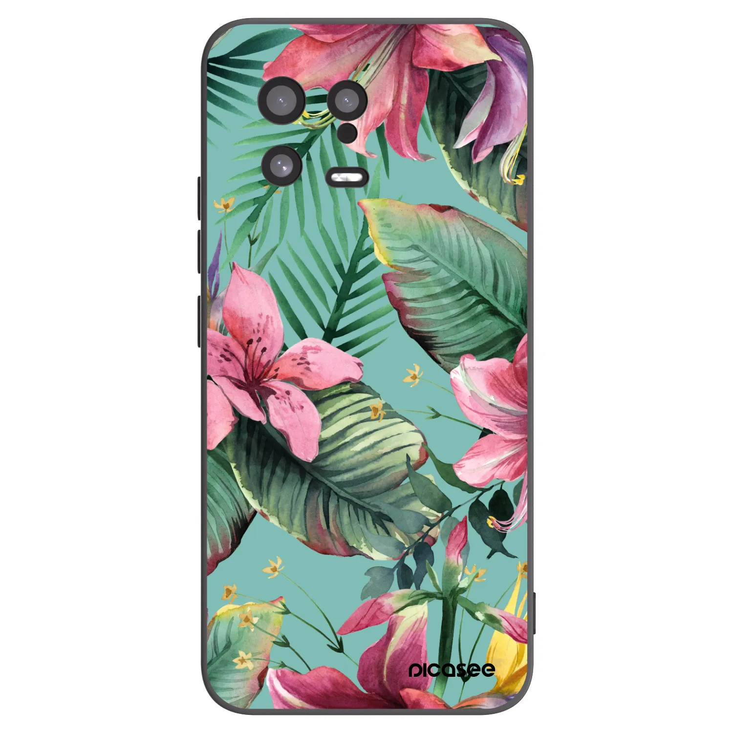 Picasee husă neagră din silicon pentru Xiaomi 13 - Hawaii