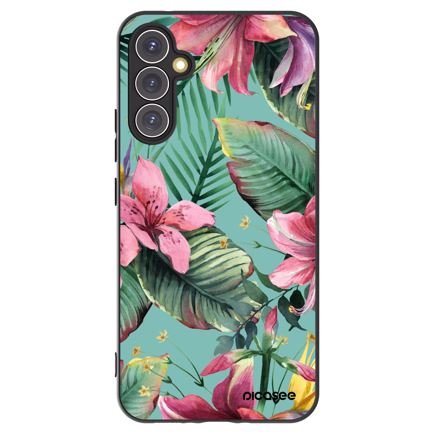 Picasee husă neagră din silicon pentru Samsung Galaxy A34 5G A346B - Hawaii