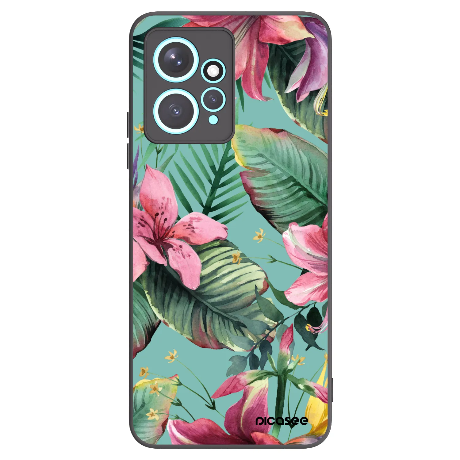 Picasee husă neagră din silicon pentru Xiaomi Redmi Note 12 4G - Hawaii