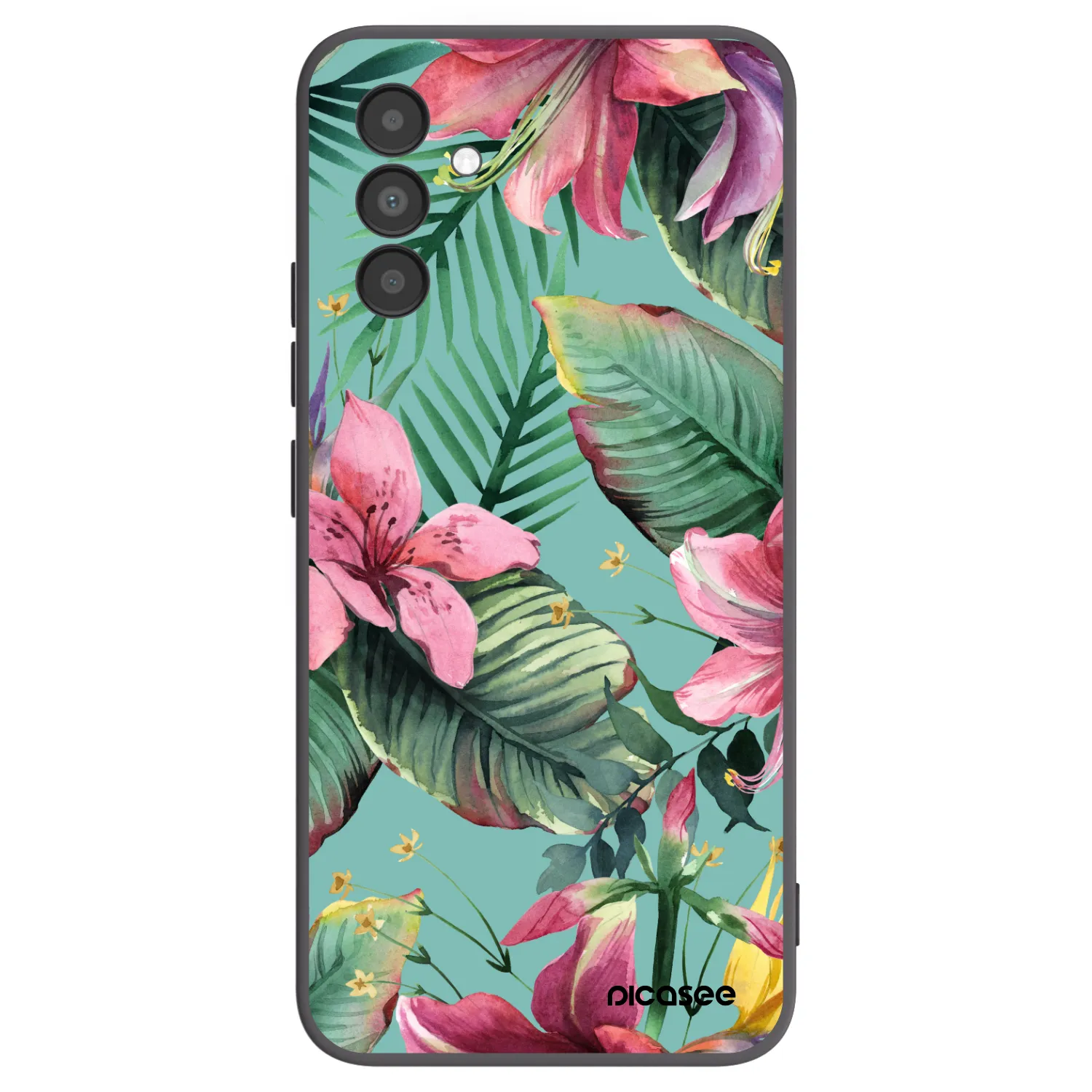 Picasee husă neagră din silicon pentru Samsung Galaxy A04s A047F - Hawaii