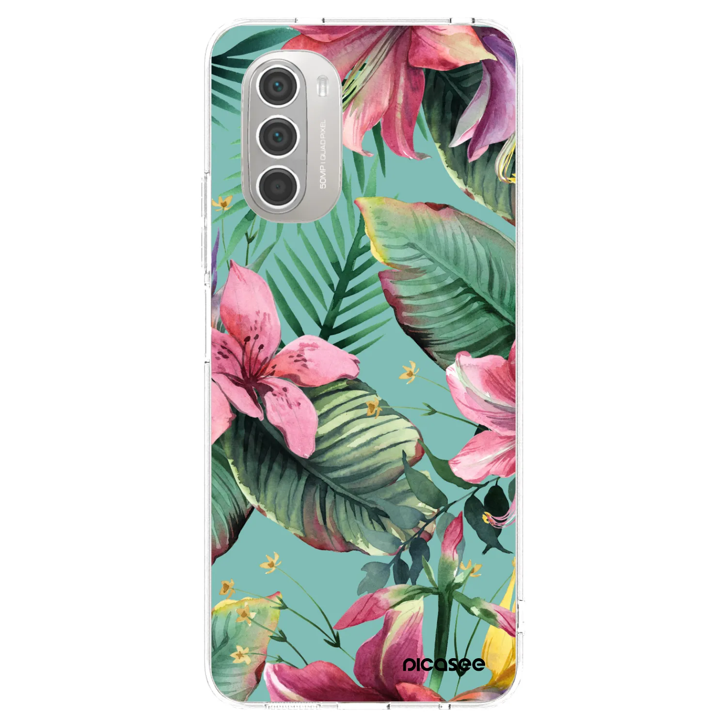 Picasee husă transparentă din silicon pentru Motorola Moto G51 - Hawaii