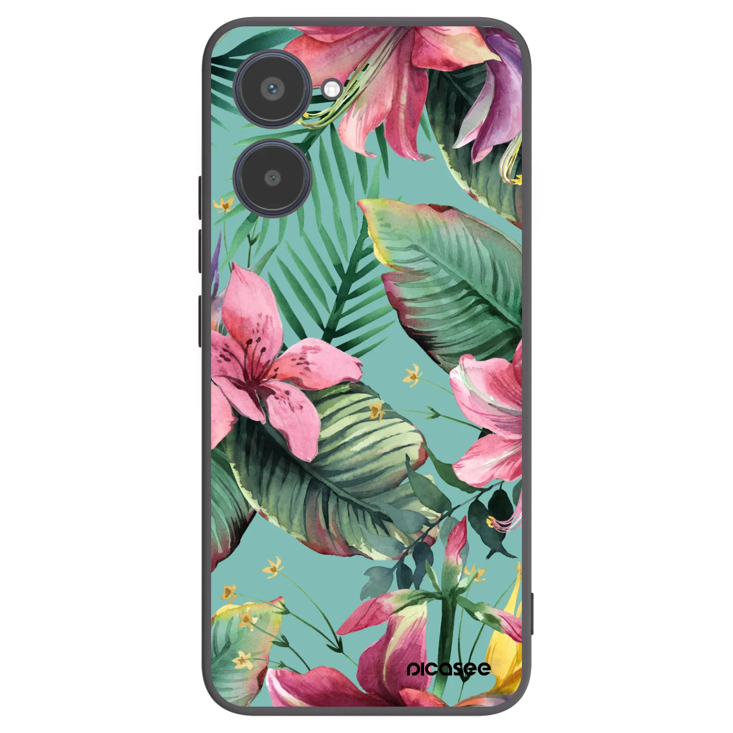 Picasee husă neagră din silicon pentru Realme 10 4G - Hawaii