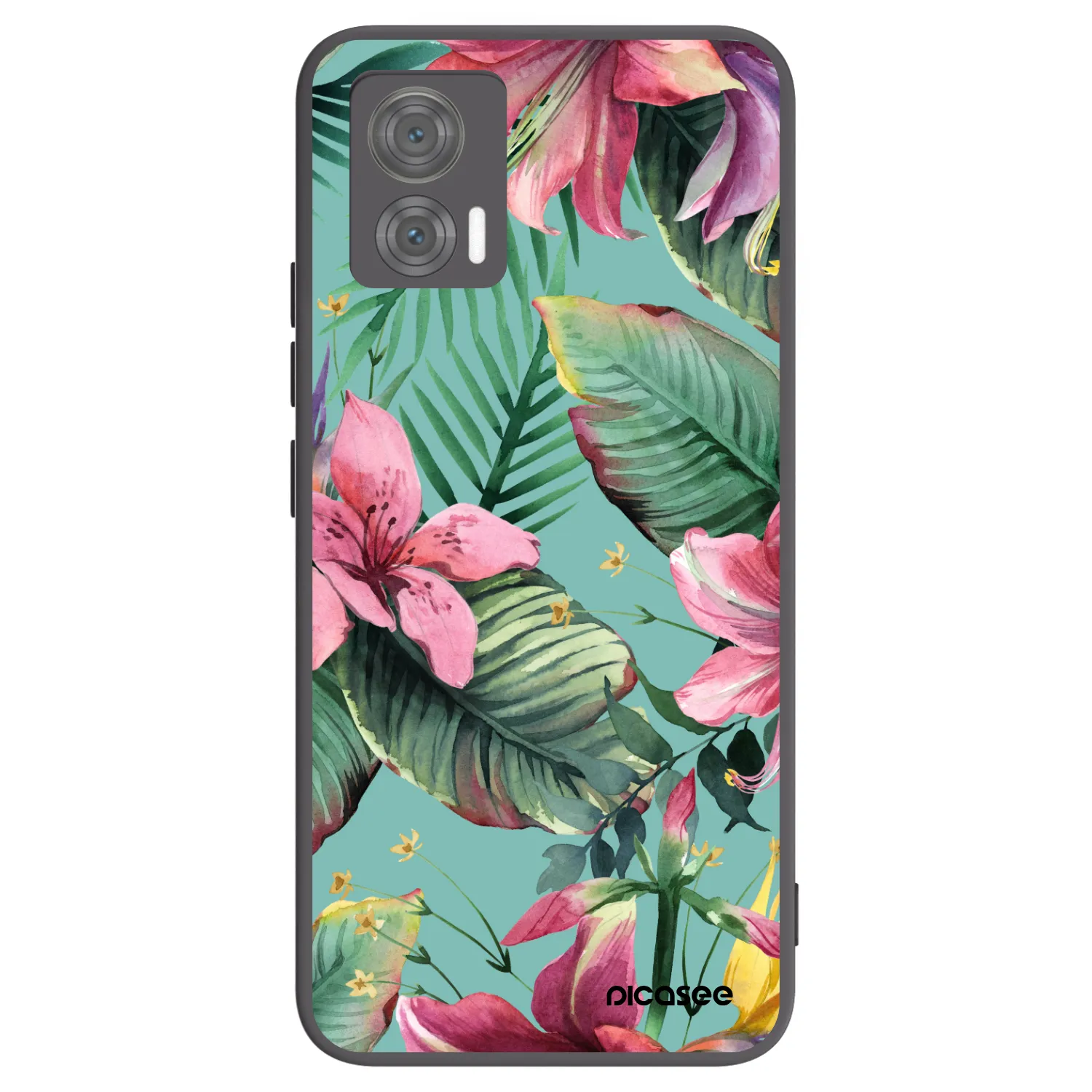 Picasee husă neagră din silicon pentru Motorola Edge 30 Neo - Hawaii