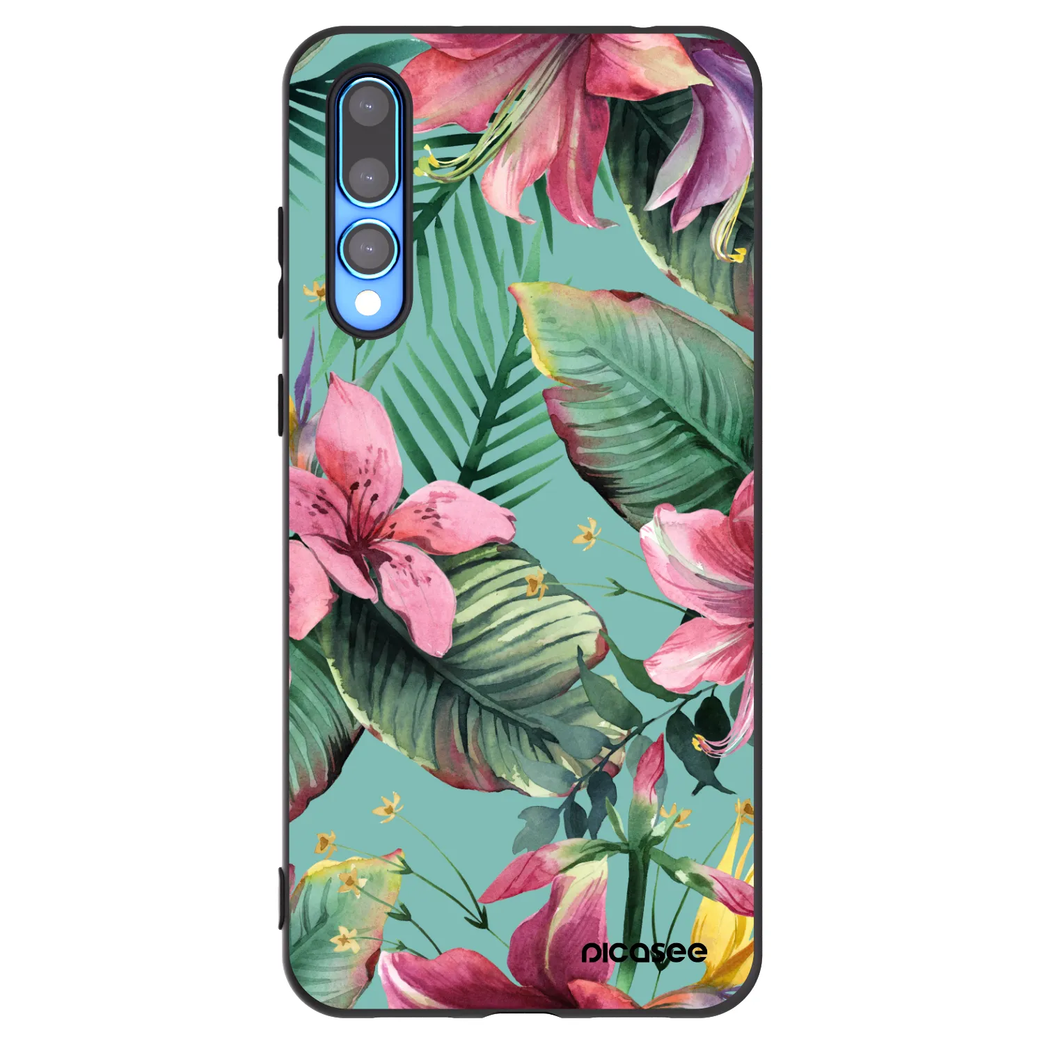 Picasee husă neagră din silicon pentru Huawei P20 Pro - Hawaii
