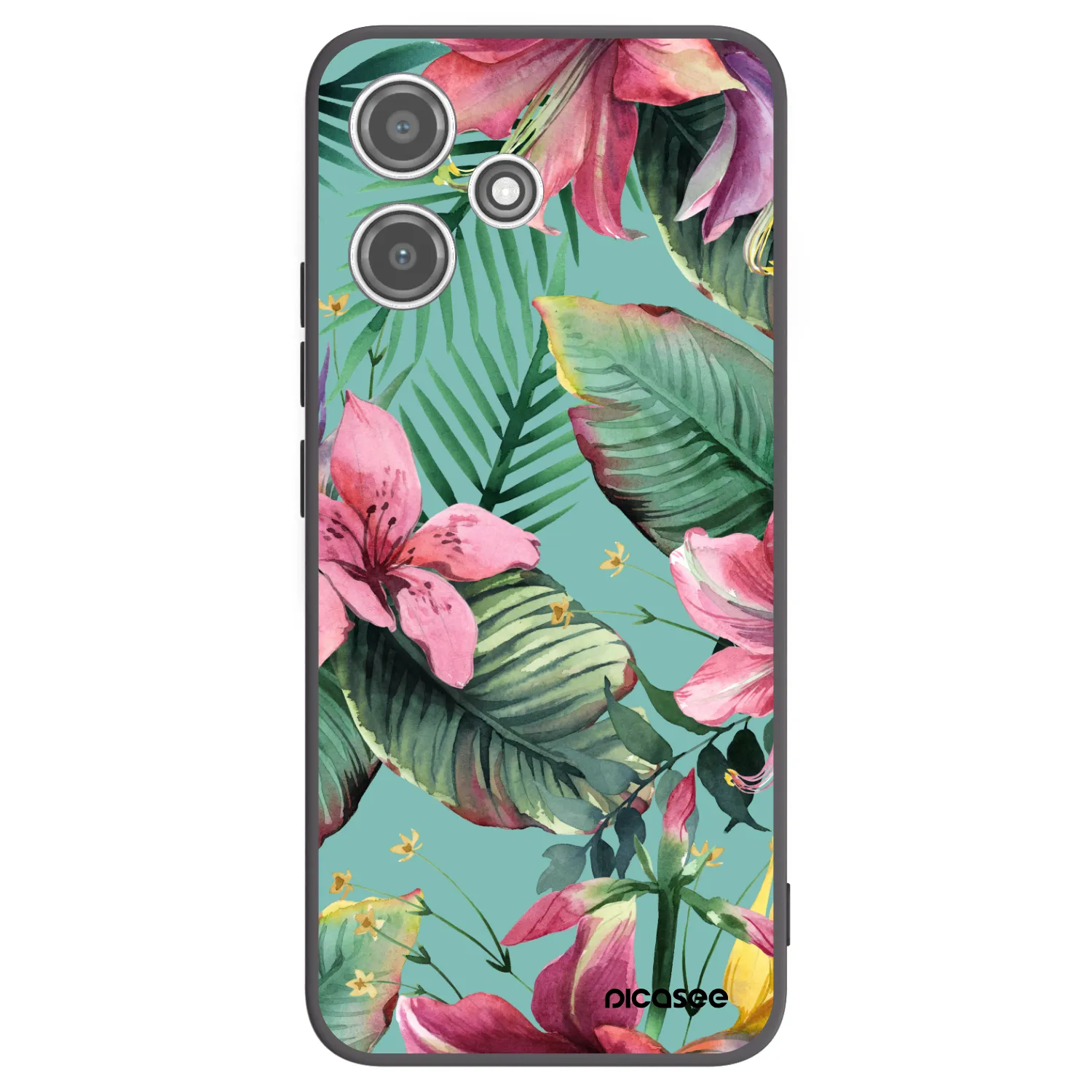 Picasee husă neagră din silicon pentru Xiaomi Redmi 12 5G - Hawaii