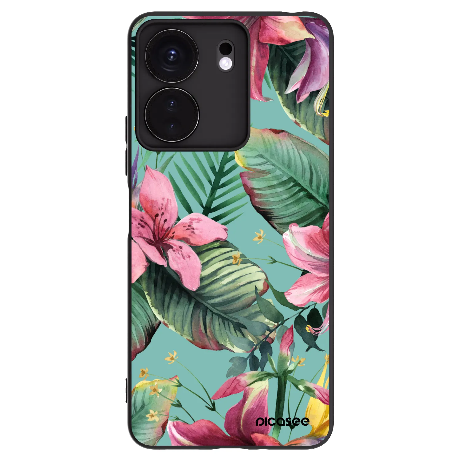 Picasee husă neagră din silicon pentru Xiaomi Redmi 13C 4G - Hawaii