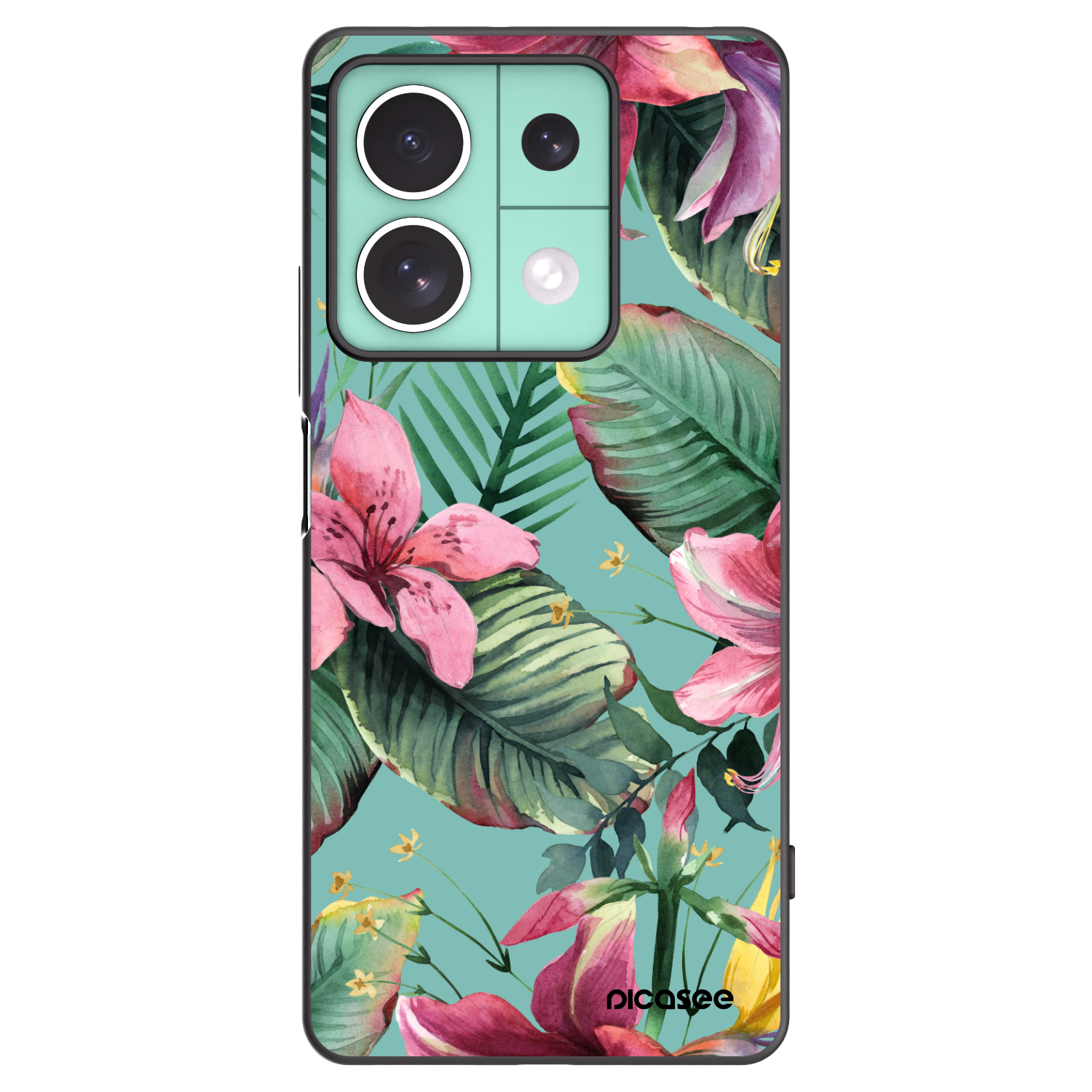 Picasee husă neagră din silicon pentru Xiaomi Redmi Note 13 5G - Hawaii