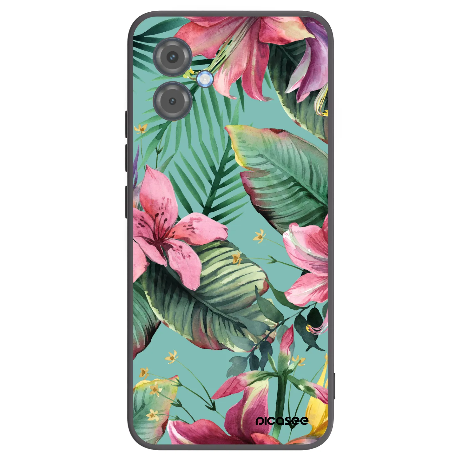 Picasee husă neagră din silicon pentru Motorola Moto G14 - Hawaii