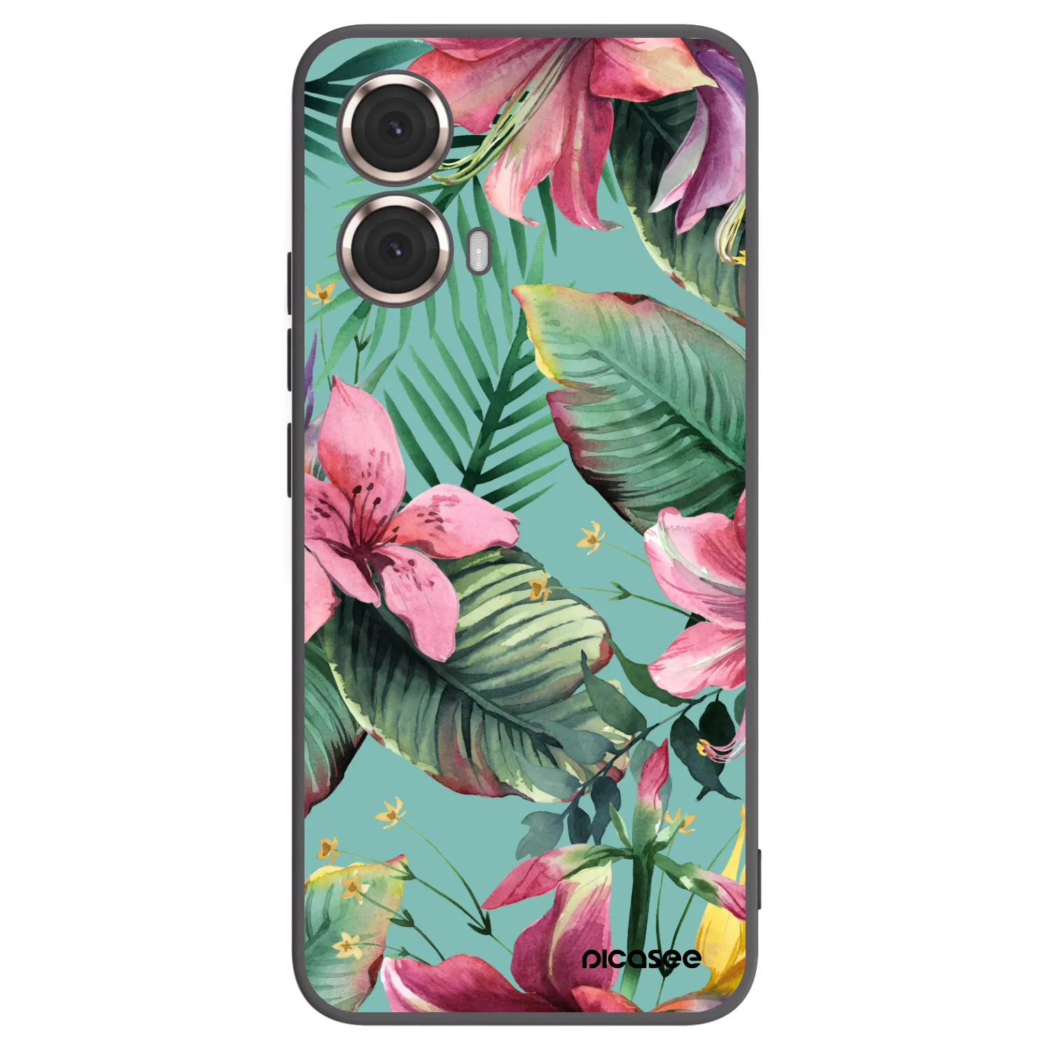 Picasee husă neagră din silicon pentru Motorola Moto G85 - Hawaii
