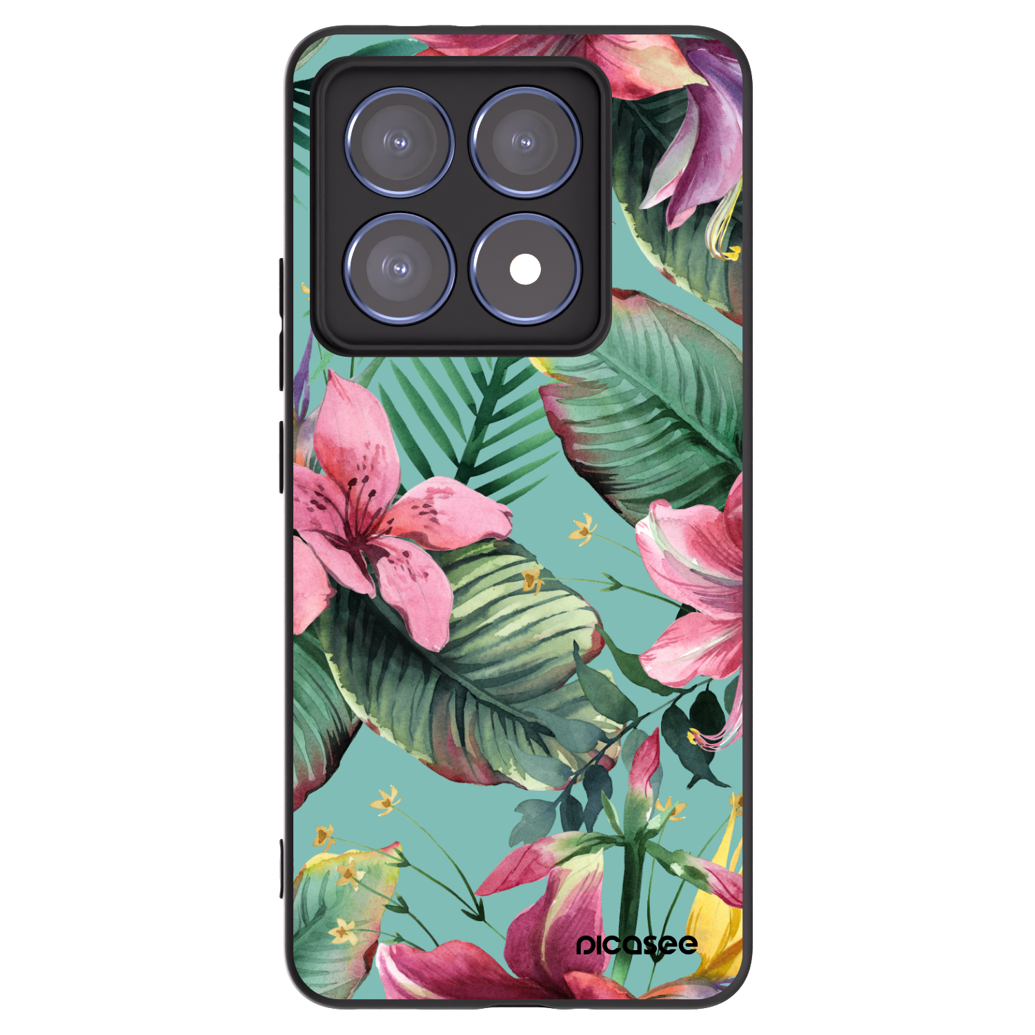 Picasee husă neagră din silicon pentru Xiaomi 14T Pro - Hawaii