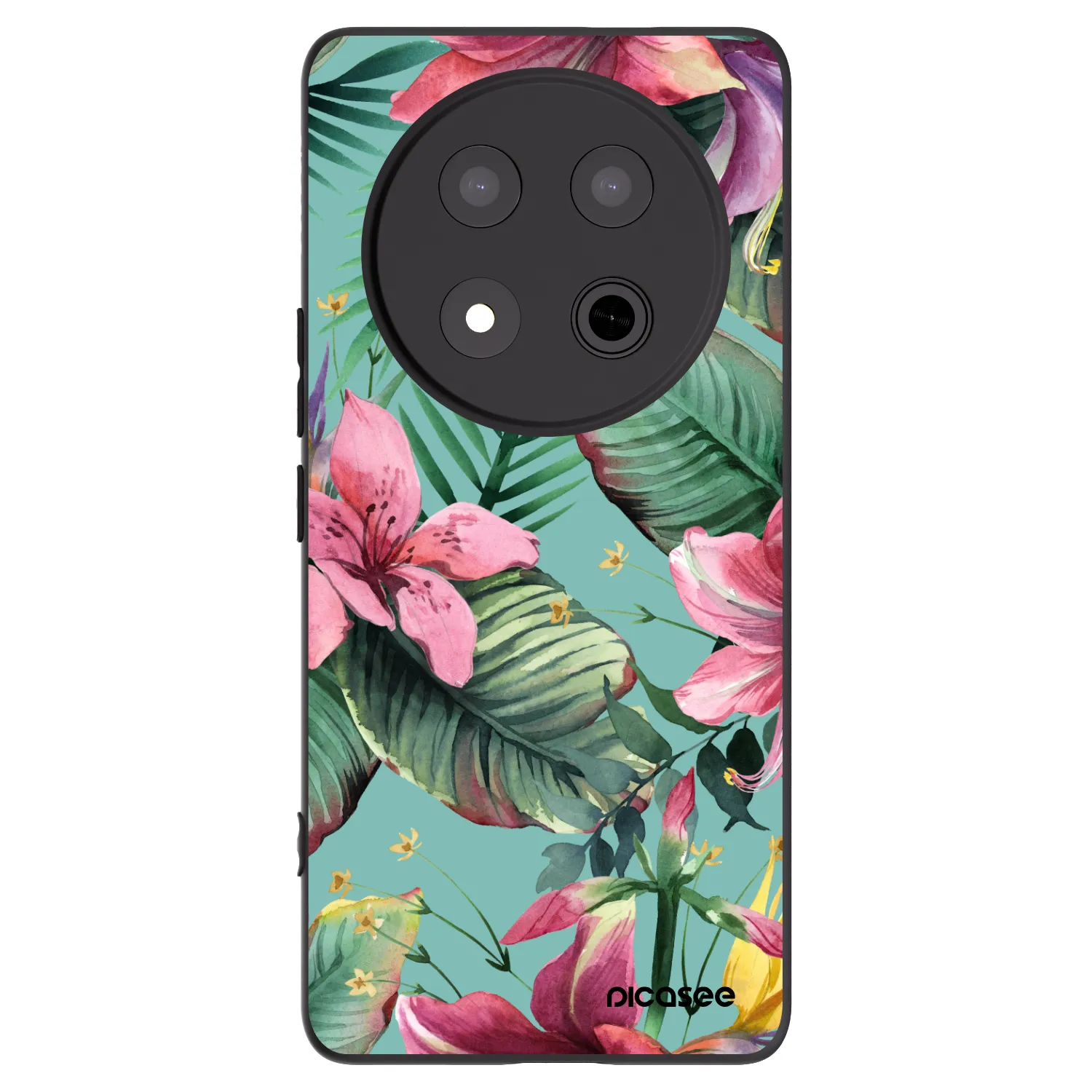 Picasee husă neagră din silicon pentru Honor Magic7 Lite 5G - Hawaii