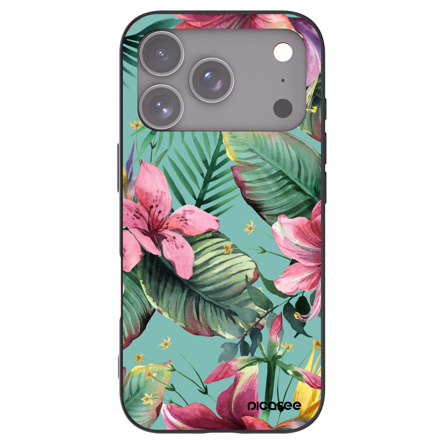 Picasee husă neagră din silicon pentru Apple iPhone 17 Pro - Hawaii