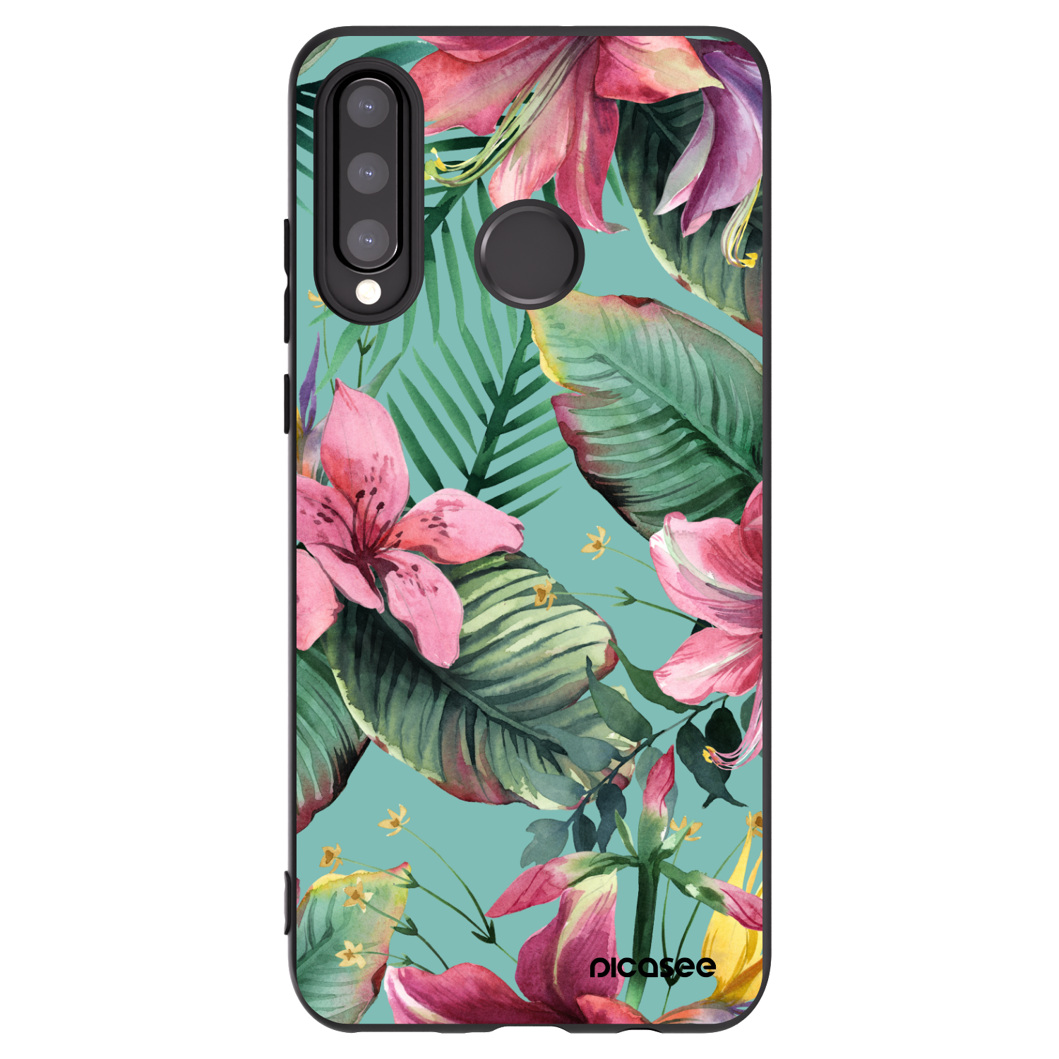 Picasee husă neagră din silicon pentru Huawei P30 Lite - Hawaii