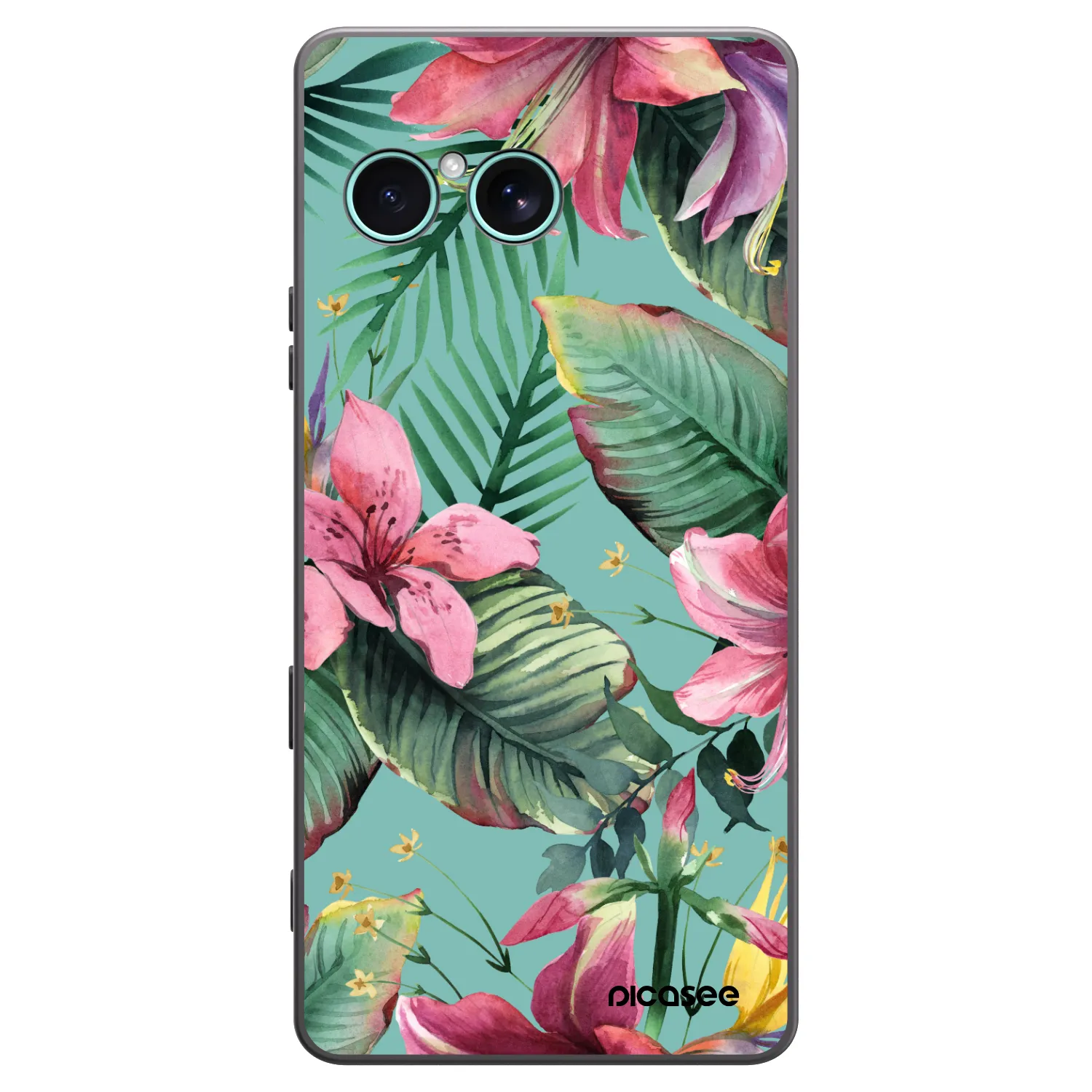 Picasee husă neagră din silicon pentru Sony Xperia 10 VII - Hawaii