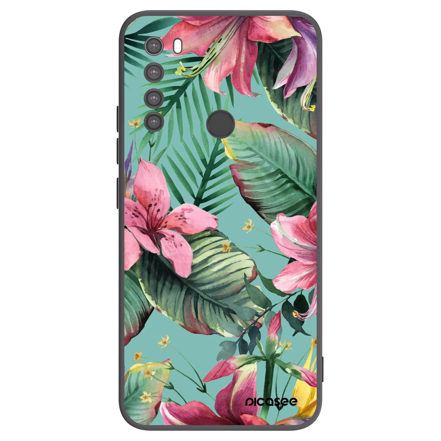 Picasee husă neagră din silicon pentru Xiaomi Redmi Note 8 - Hawaii