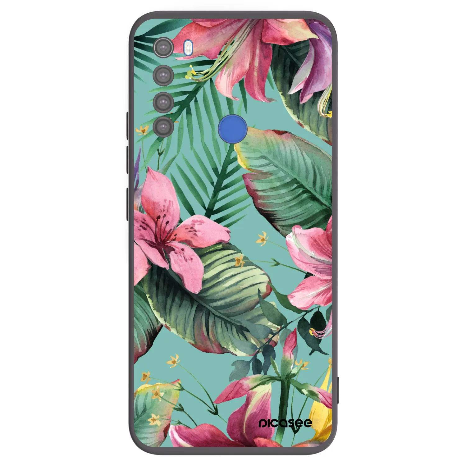 Picasee husă neagră din silicon pentru Xiaomi Redmi Note 8T - Hawaii