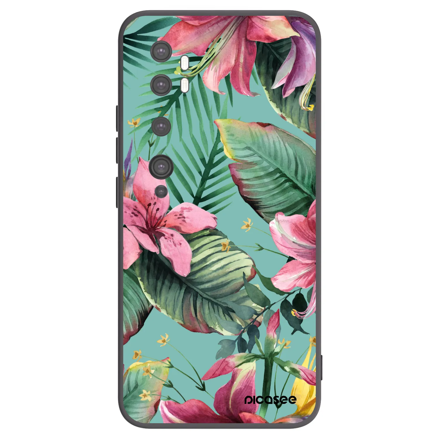 Picasee husă neagră din silicon pentru Xiaomi Mi Note 10 (Pro) - Hawaii