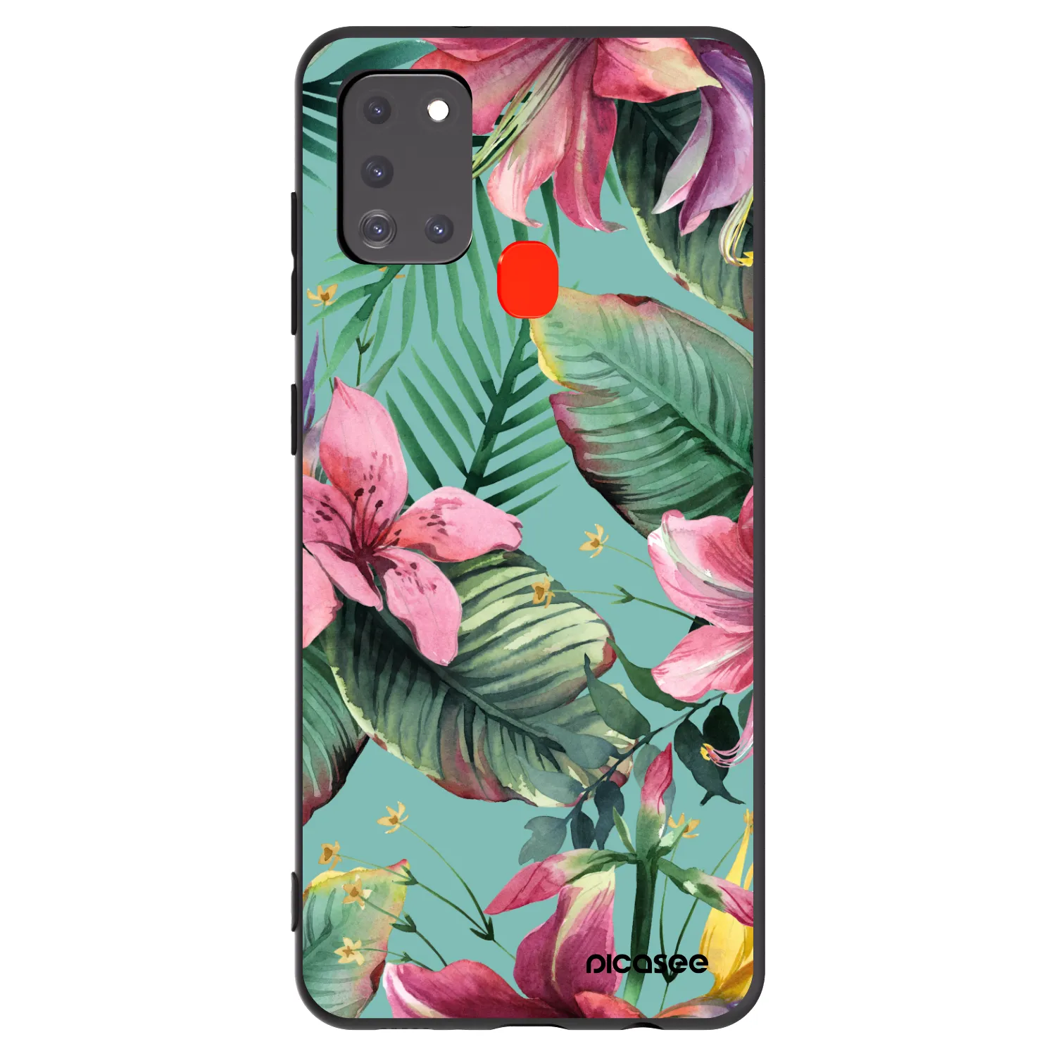 Picasee husă neagră din silicon pentru Samsung Galaxy A21s - Hawaii