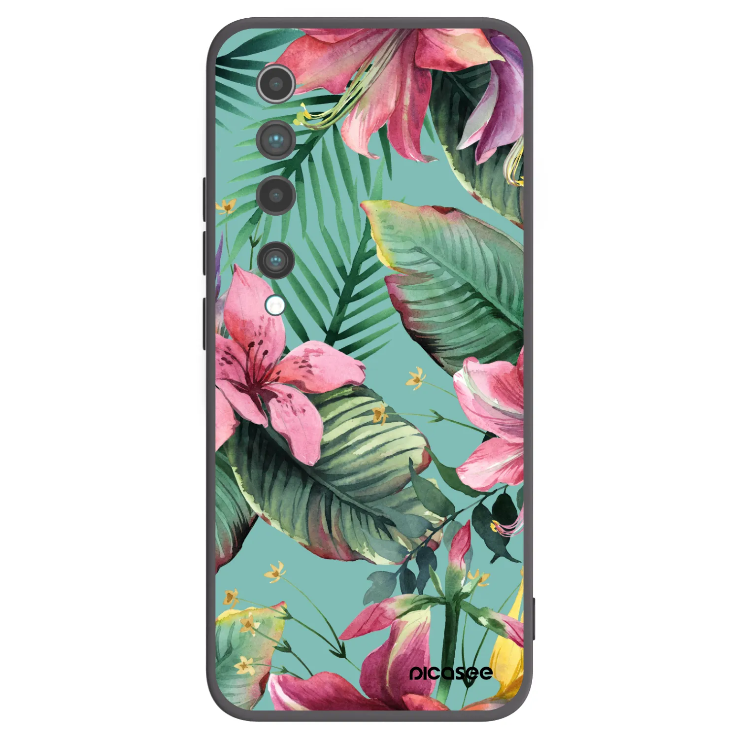 Picasee husă neagră din silicon pentru Xiaomi Mi 10 - Hawaii