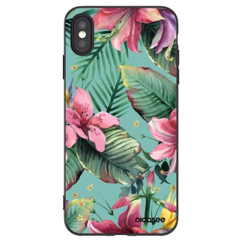 Picasee husă neagră din silicon pentru Apple iPhone XS Max - Hawaii