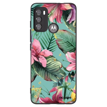 Picasee husă neagră din silicon pentru Motorola Moto G60 - Hawaii