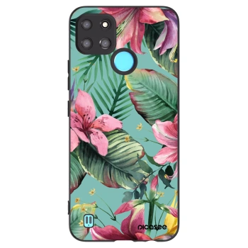 Picasee husă neagră din silicon pentru Realme C21Y - Hawaii