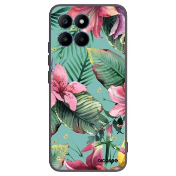 Picasee husă neagră din silicon pentru Honor 70 Lite - Hawaii