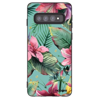Picasee husă neagră din silicon pentru Samsung Galaxy S10 G973 - Hawaii