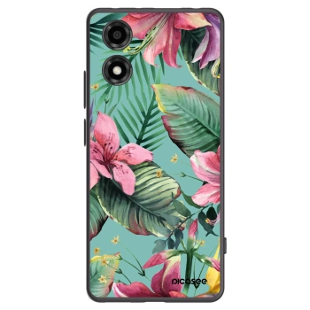 Picasee husă neagră din silicon pentru Motorola Moto E14 - Hawaii