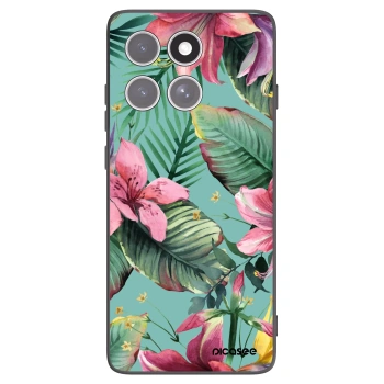 Picasee husă neagră din silicon pentru Motorola Edge 60 Fusion - Hawaii