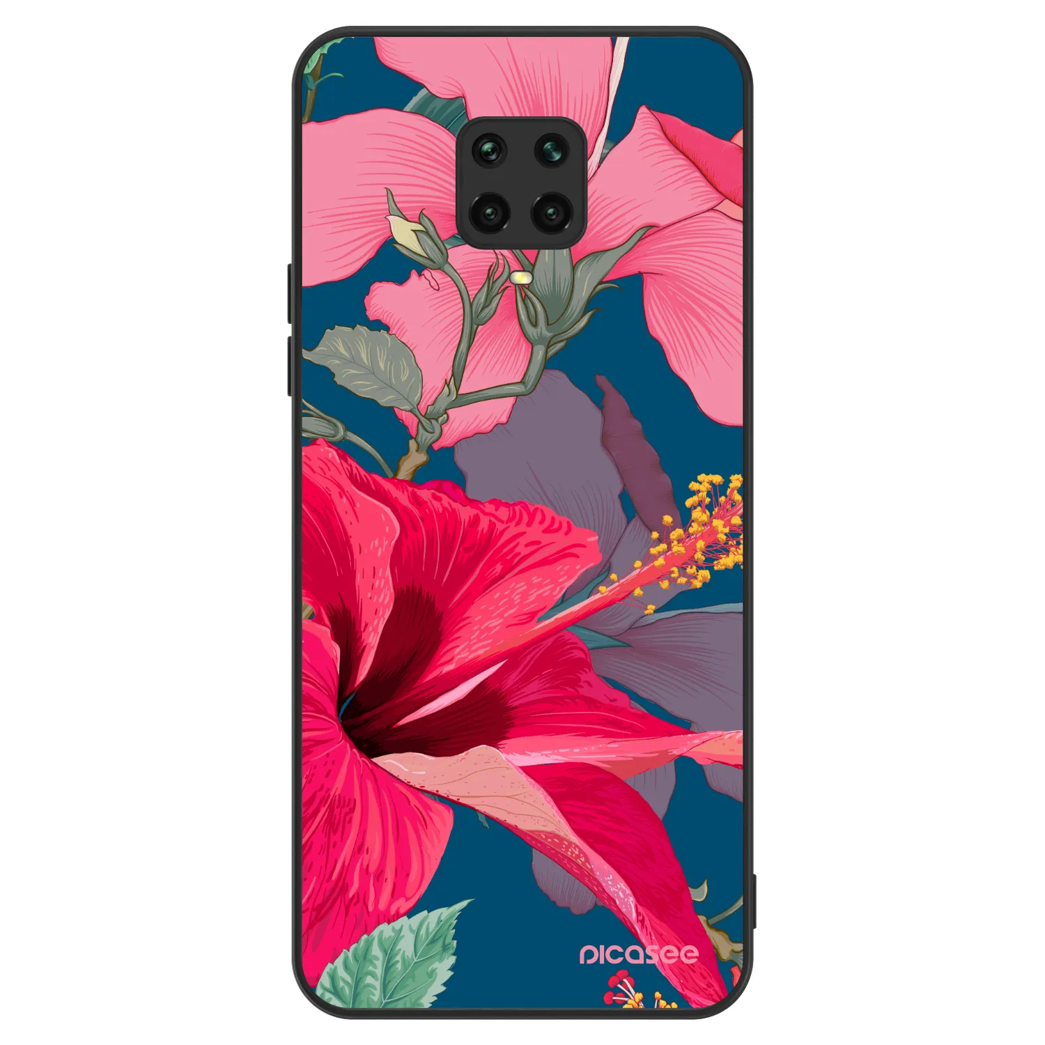 Picasee ULTIMATE CASE pentru Xiaomi Redmi Note 9 Pro - Hibiscus