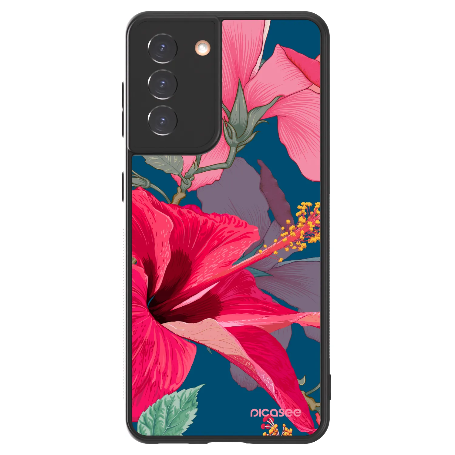 Picasee ULTIMATE CASE pentru Samsung Galaxy S21 5G G991B - Hibiscus