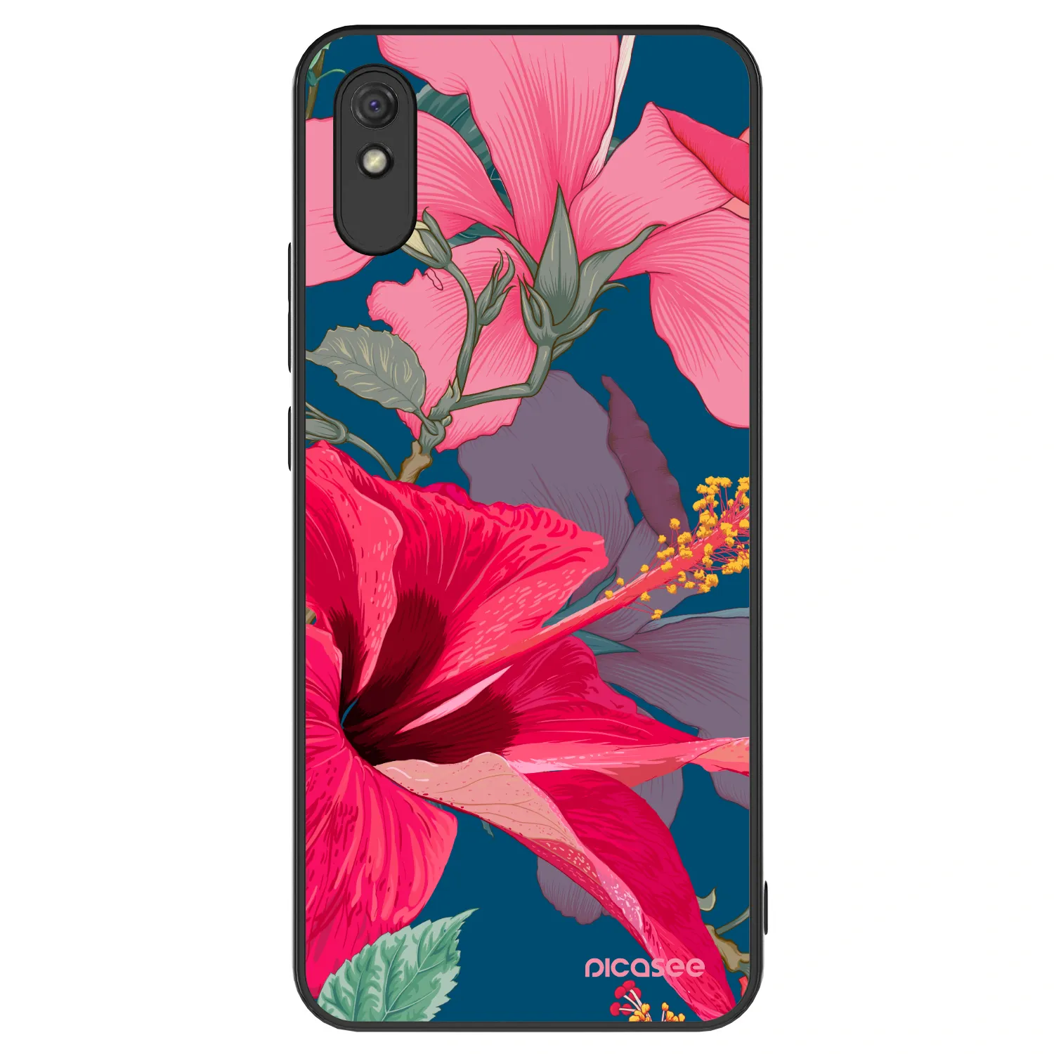 Picasee ULTIMATE CASE pentru Xiaomi Redmi 9A - Hibiscus