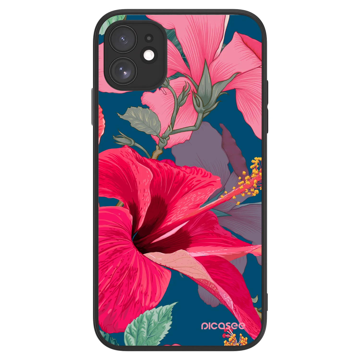 Picasee ULTIMATE CASE MagSafe pentru Apple iPhone 11 - Hibiscus