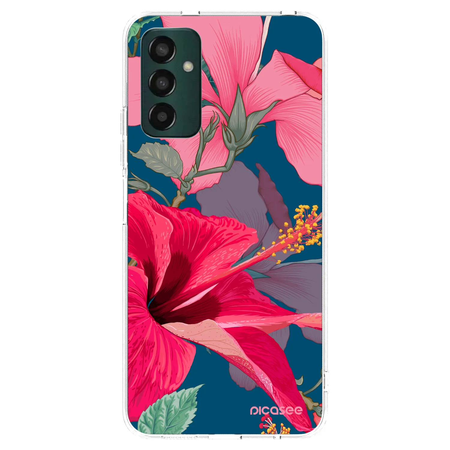 Picasee husă transparentă din silicon pentru Samsung Galaxy M23 5G - Hibiscus