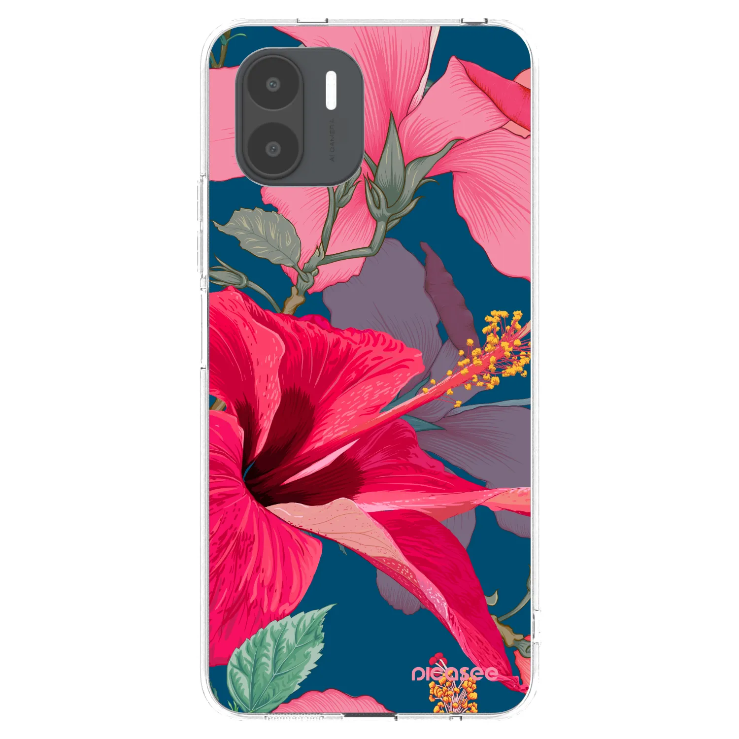Picasee husă transparentă din silicon pentru Xiaomi Redmi A2 - Hibiscus