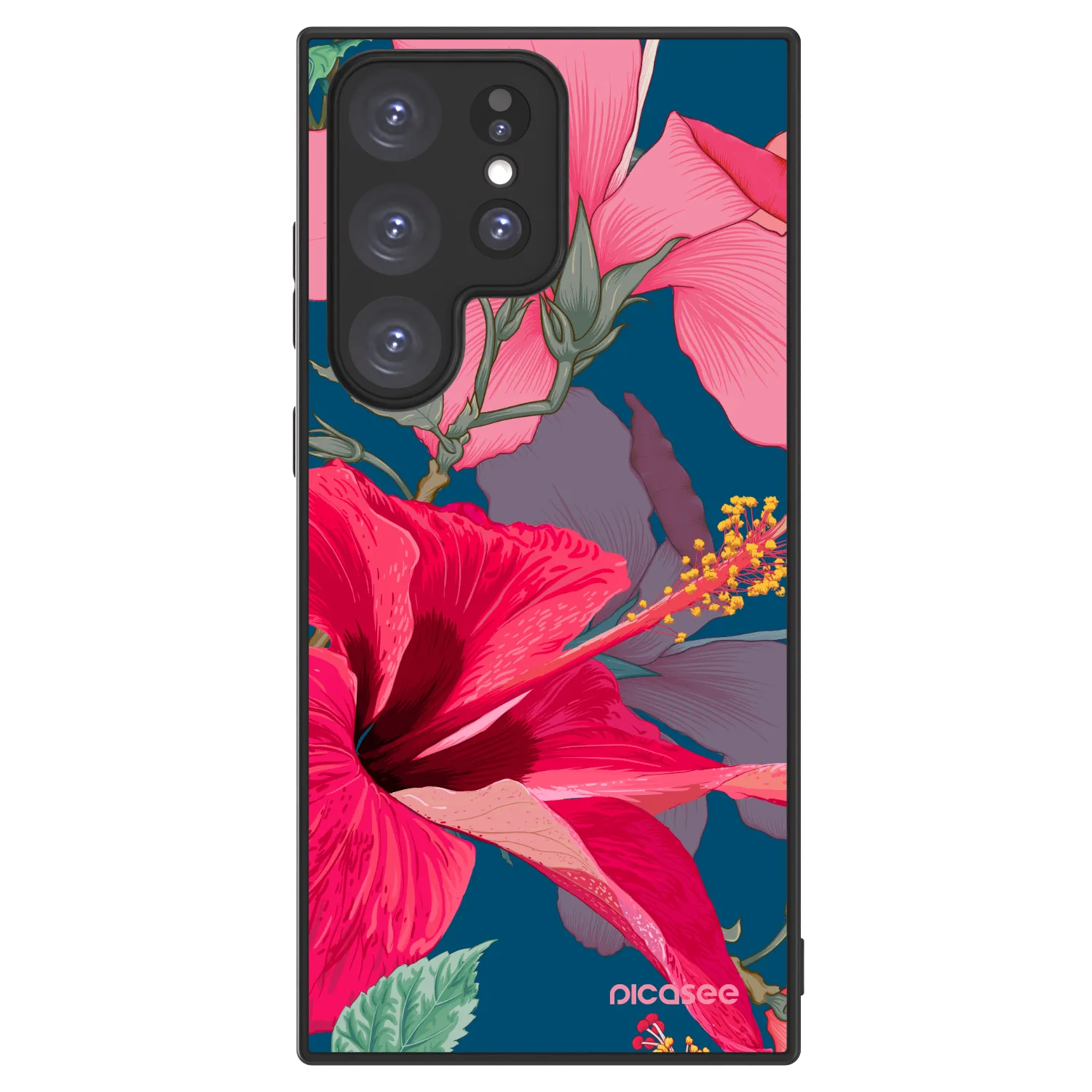 Picasee ULTIMATE CASE PowerShare pentru Samsung Galaxy S23 Ultra 5G - Hibiscus