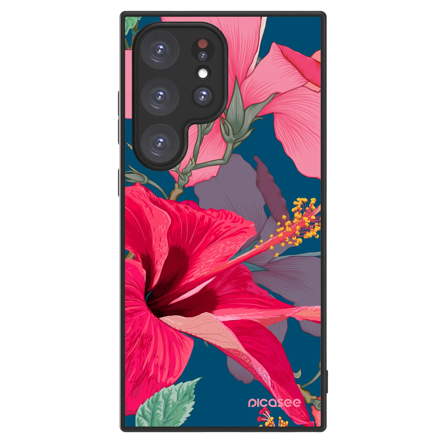 Picasee ULTIMATE CASE PowerShare pentru Samsung Galaxy S24 Ultra S928B 5G - Hibiscus
