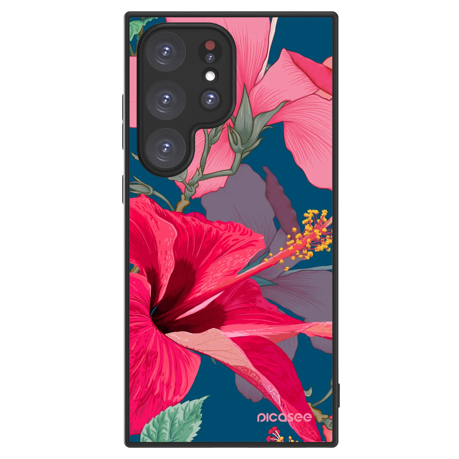 Picasee ULTIMATE CASE pentru Samsung Galaxy S24 Ultra S928B 5G - Hibiscus