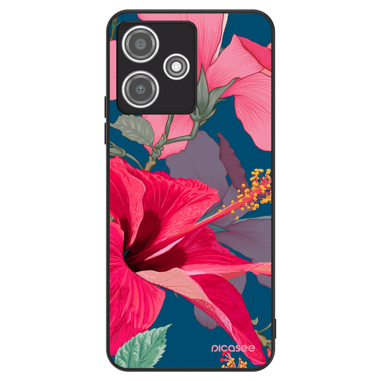 Picasee ULTIMATE CASE pentru Xiaomi Redmi 12 5G - Hibiscus