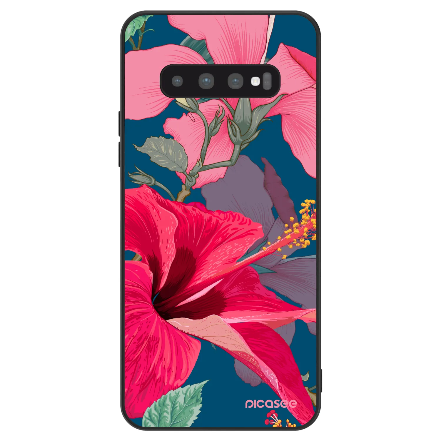Picasee ULTIMATE CASE pentru Samsung Galaxy S10 Plus G975 - Hibiscus