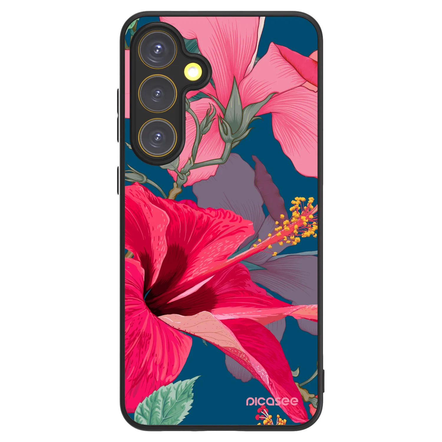 Picasee ULTIMATE CASE PowerShare pentru Samsung Galaxy S24 FE S721B - Hibiscus