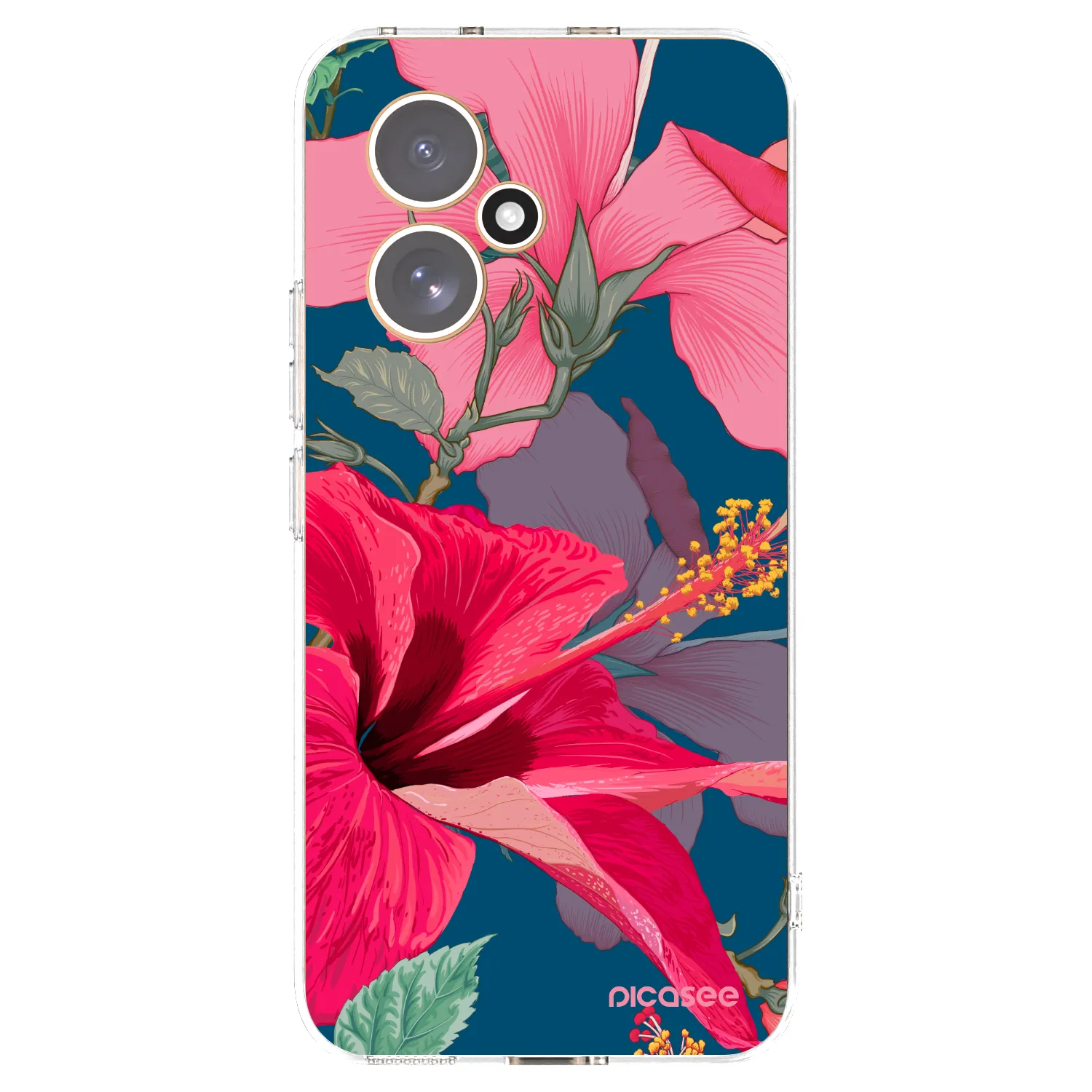 Picasee husă transparentă din silicon pentru Honor 400 5G - Hibiscus