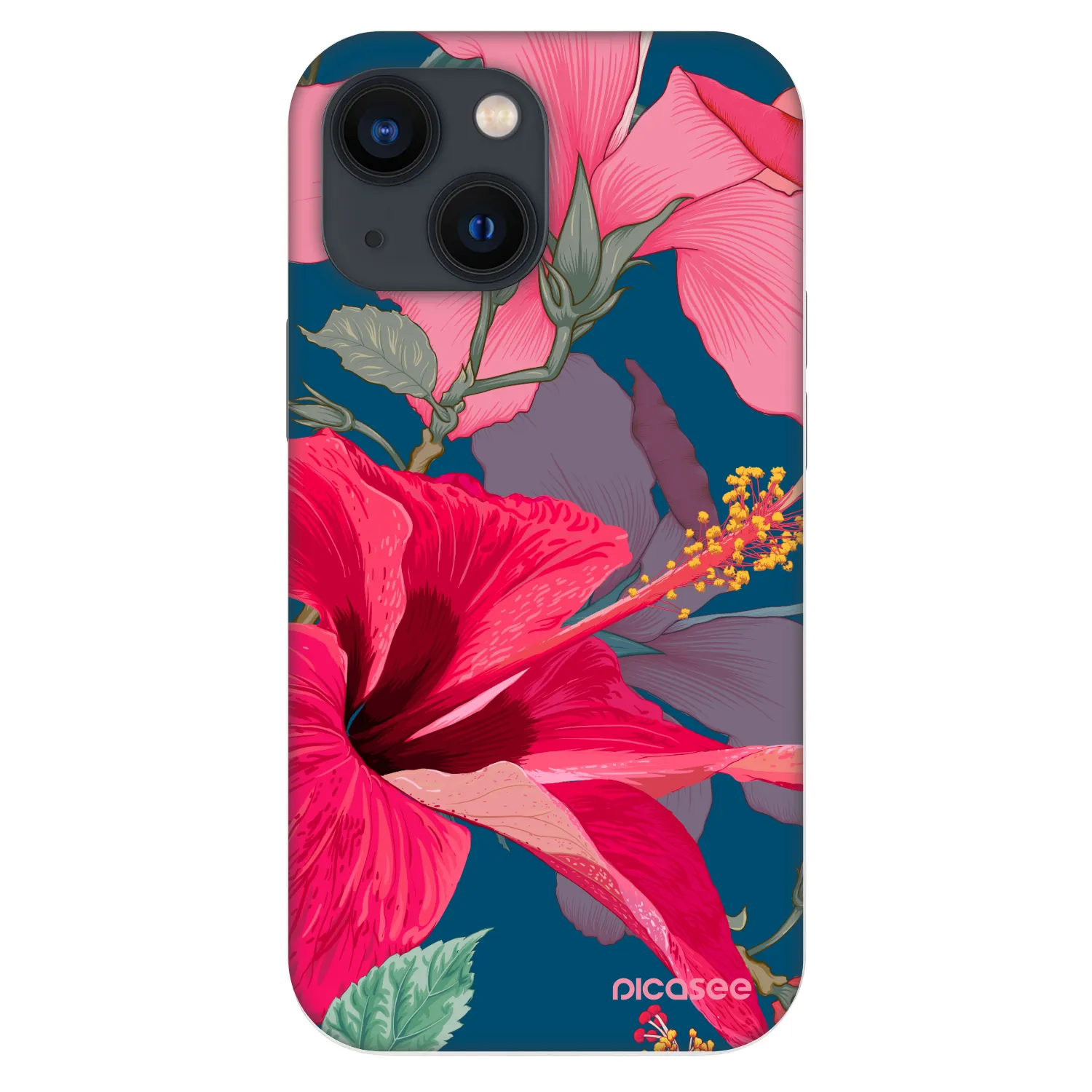 Picasee Fashion Case pentru Apple iPhone 13 mini - Hibiscus