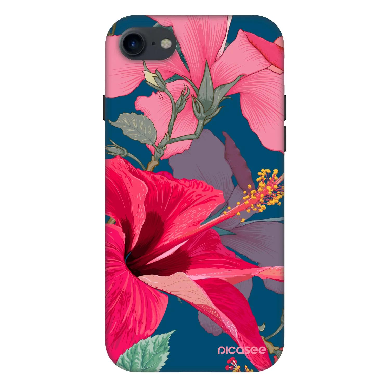 Picasee Fashion Case pentru Apple iPhone SE 2022 - Hibiscus
