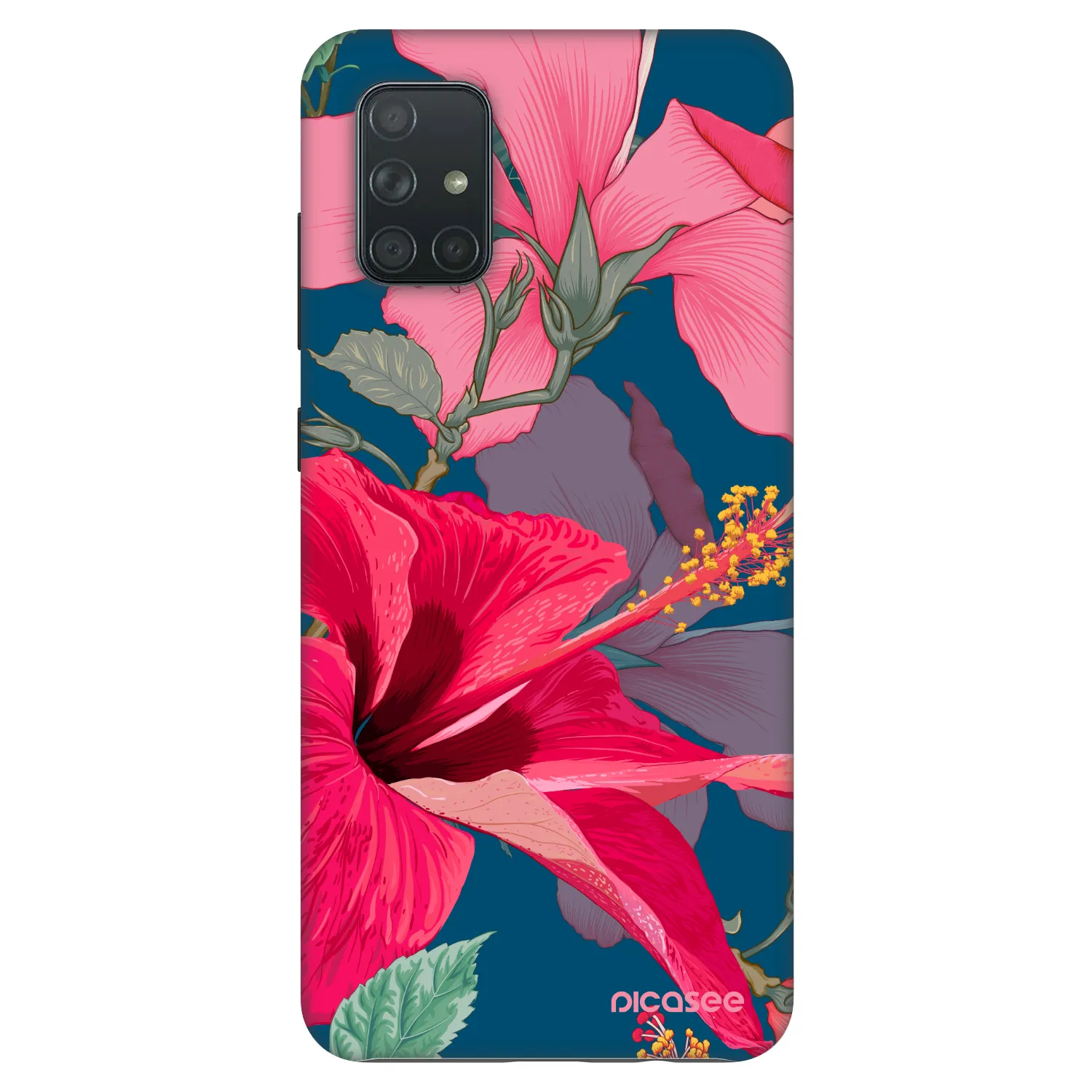 Picasee Fashion Case pentru Samsung Galaxy A71 A715F - Hibiscus