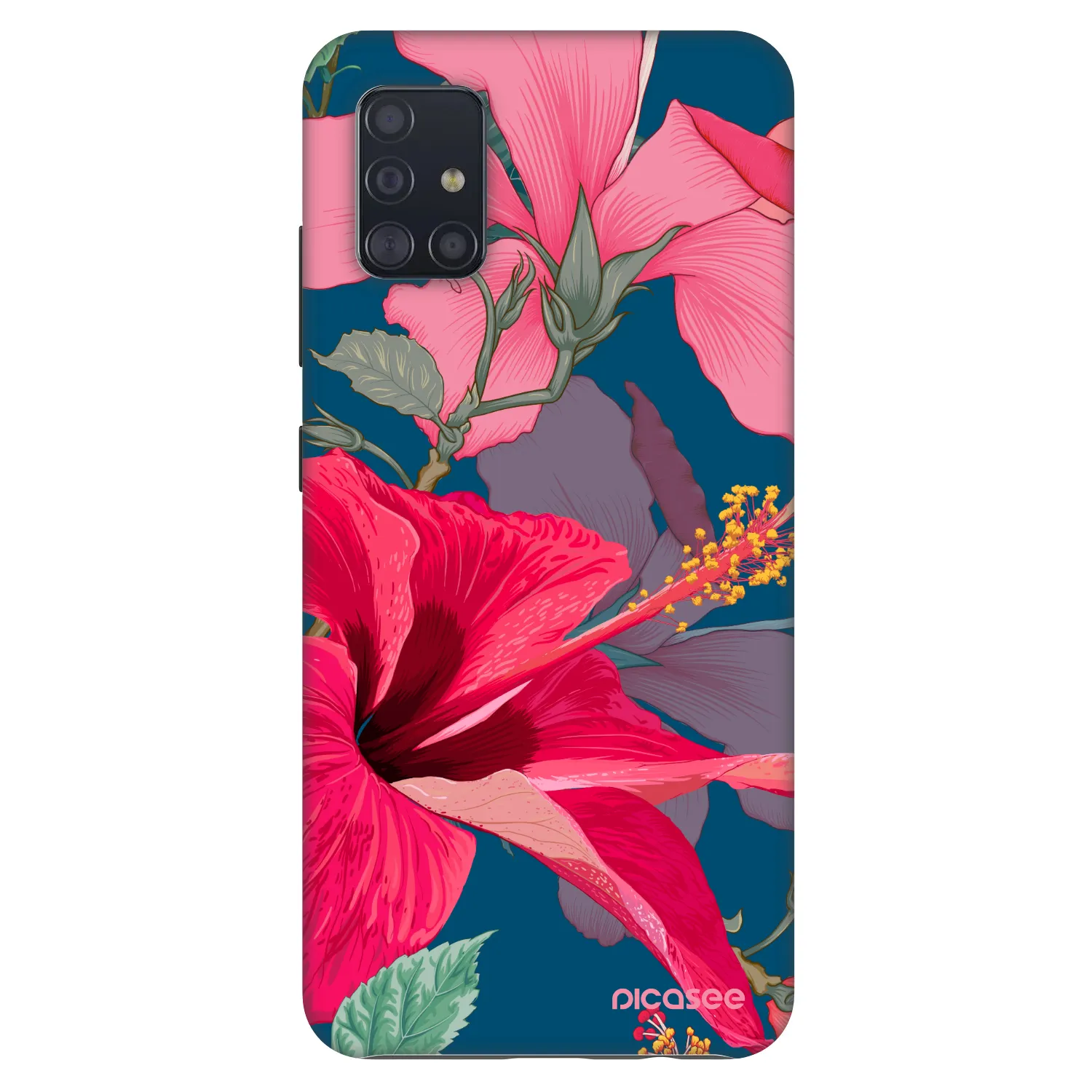 Picasee Fashion Case pentru Samsung Galaxy A51 A515F - Hibiscus