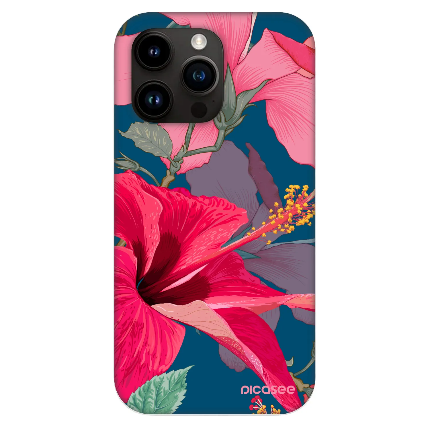 Picasee Fashion Case MagSafe pentru Apple iPhone 13 Pro - Hibiscus